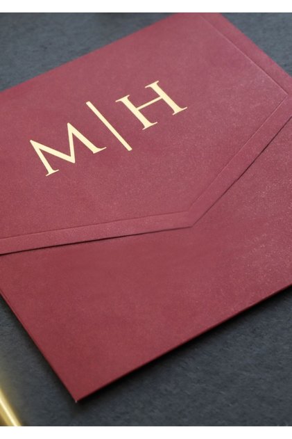 Premium Düğün Davetiyesi 50 Adet Bordo Kapaklı Davetiye - 2026 YALDIZLI Yeni Model- Düğün-Nişan-Kına- Davetiyesi - 8851