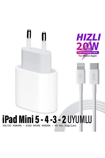 EXENAR iPad Mini 5 Mini 4 Mini 3 - 2 Tablet Uyumlu 20W HIZLI Şarj