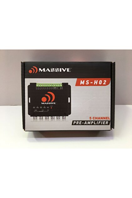 Massive MASSİVE MS-H02 5 KANAL PROFESYONEL DECK ÇEVİRİCİ AMFİ