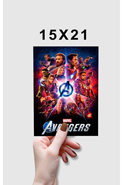 Luna Marissa Marvel Avengers Poster - Çerçevesiz Kalın Kağıt Oyun