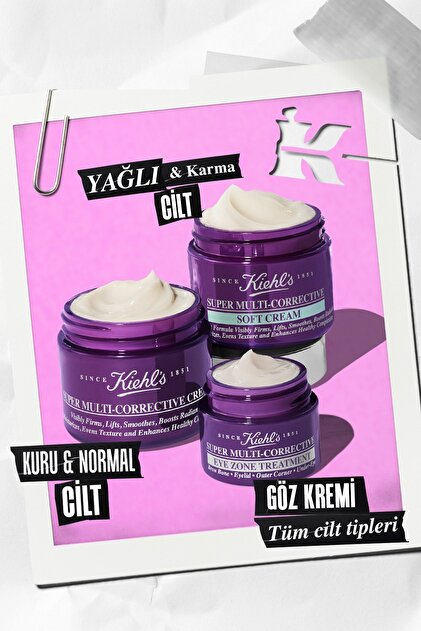 Kiehl's Super Multi Corrective Cream 50 ml Yaşlanma Karşıtı 7'li