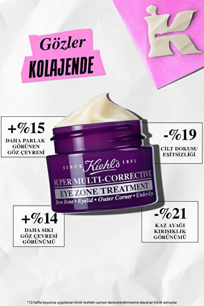 Kiehl's Super Multi Corrective Antiaging Göz Kremi - Kırışıklık