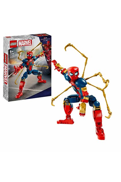 LEGO Marvel Iron Örümcek Adam Yapım Figürü 76298 - 8 Yaş ve Üzeri