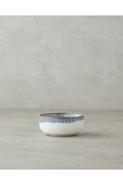Snacky Porcelain Bowl Blue