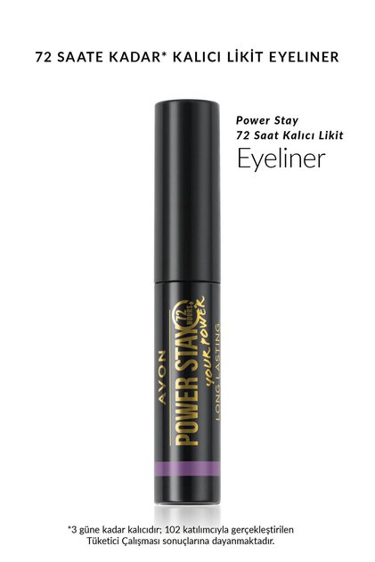 Power Stay 72 Saat Kalıcı Likit Eyeliner