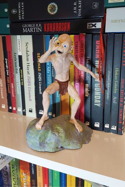 Gollum Smeagol Figürü - Yüzüklerin Efendisi ( The Lord Of The Rings ) Büst 20cm