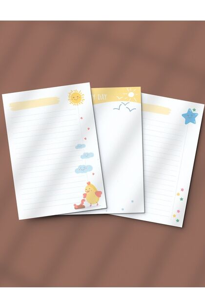 3 Pieces - A6 Size Mini Notepad, Notepad, Memopad, To-Do List, Planner, to Do List