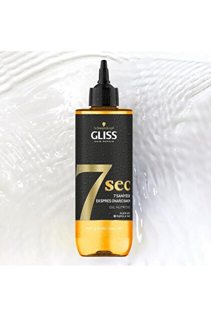 Gliss 7 Saniyede Express Onarıcı Bakım Sıvı Krem - 7 Sec Oil