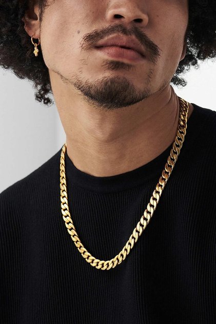 Stainless Steel Thick Hard Cut Barley Chain - Imported Non-Tarnish Chain Necklace