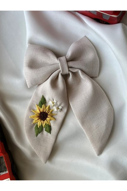 Cute Sunflower Embroidered Buckle