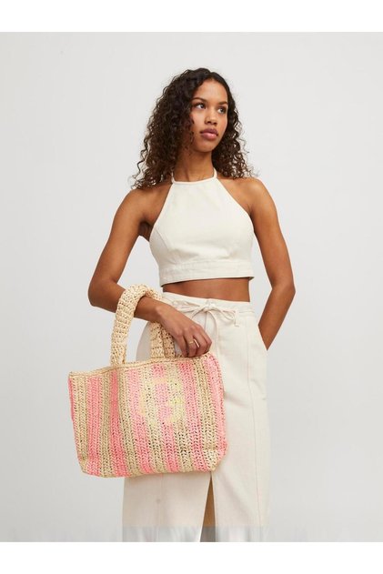 Jack Jones Jxmıamı Beach Bag Bej Çanta 12251579-06