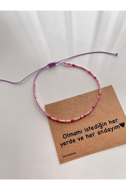 Miyuki Pembe Tonları Halhal & Bileklik
