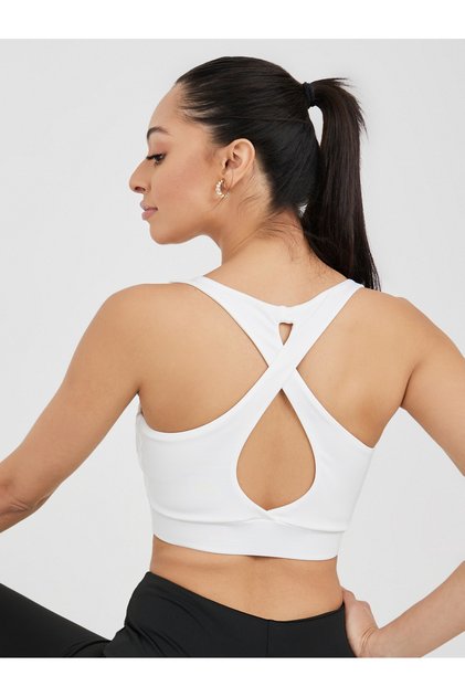 Dual Tear Drop Back Detail Sports Bra