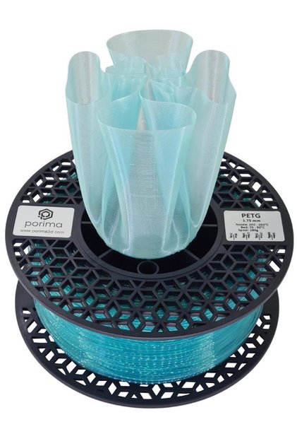 PETG TRANSPARAN 1.75mm Buz Mavi Filament 1 Kg