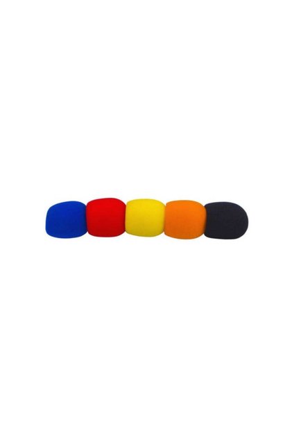 5li Mikrofon Süngeri Renkli-sün-035