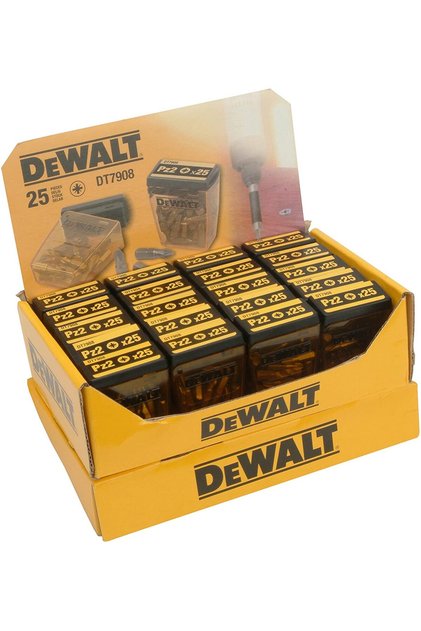 DP40 Pz2 25Mm Bits Uç 20 Kutu DT7908 - 500 Adet Bits Uç