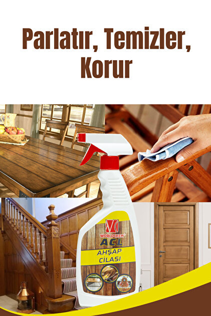 Worldchem Ahşap Cilası Temizleme Parlatma Acl 500 ml - Fiyatı