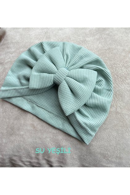100% Cotton Baby Cap/ Baby Bandana/ Baby Cap with Ribbon/ Baby Cap