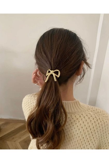 Pinterest Buckle Gold Bow Curved Rubber Buckle