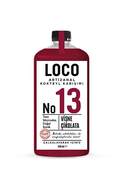LOCO No 13 Vişne Çikolata Artizanal Alkolsüz Karışım Taze Sıkma