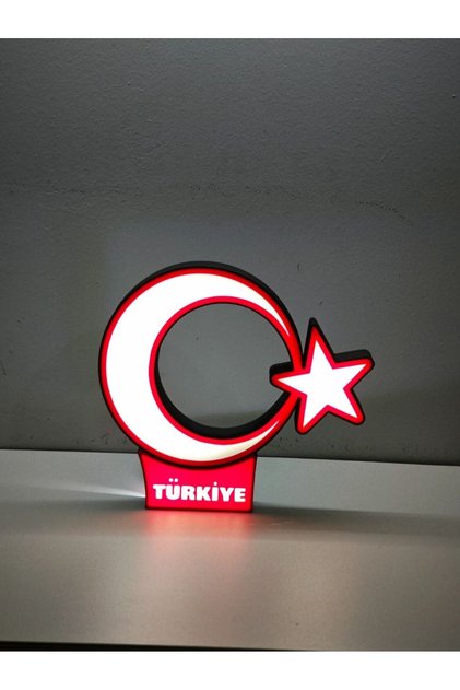 Türk bayrağı LED IŞIKLI