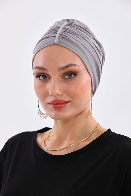 Gathered Jewelled Bonnet
