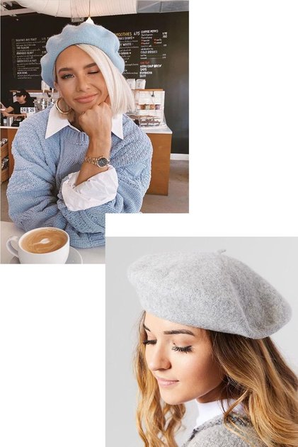 French Felt Painter Beret Set of 2