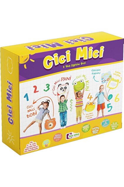 Mor Elma Yayıncılık Cici Mici 2-3 Yaş Okul Öncesi Eğitim Seti