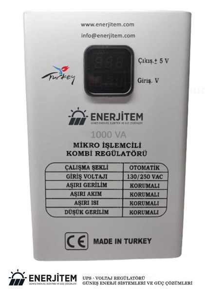 Kombi Regülatörü Mikro Işlemcili Kombi Voltaj Regülatörü 1000va