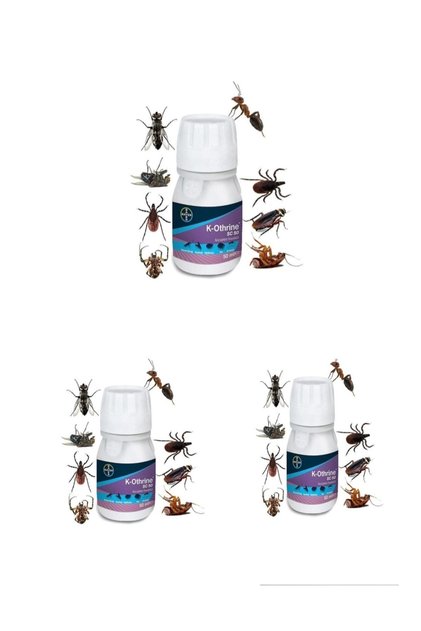 K-othrine Sc 50 Genel Haşere Ilacı 50 ml 3 Adet Pire Sinek Hamam Böceği Tahtakurusu