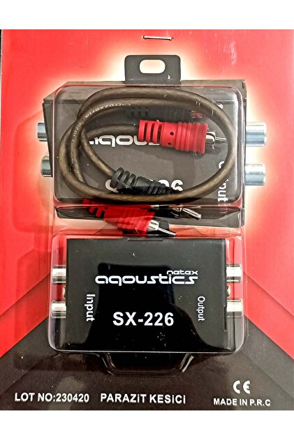 EXVOL AQOUSTİCS SX-226 UYUMLU AMFİ PARAZİT KESİCİ PROFESYONEL