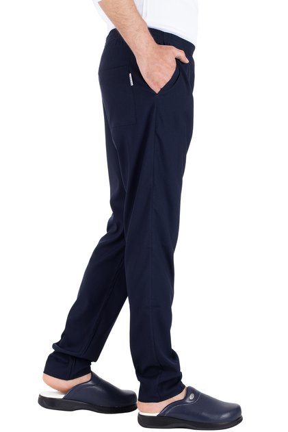 Men's Navy Blue Lycra Classic Nurse and Doctor Pants