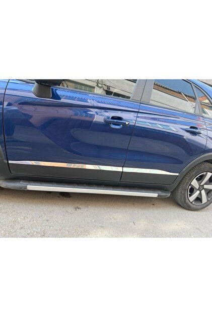 m1garage OPEL CROSSLAND X YAN KAPI ÇITASI 4 PARÇA PASLANMAZ ÇELİK