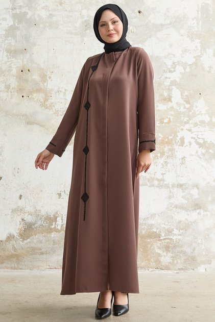 Baklava Detail Stone Brown Ferace