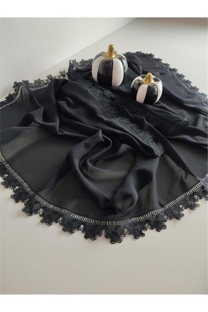 Rose Embroidered 3 Sided Women's Scarf