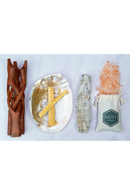 (Hediyeli) Tütsü Seti Californian White Sage Beyaz Adaçayı Palo Santo Tripod