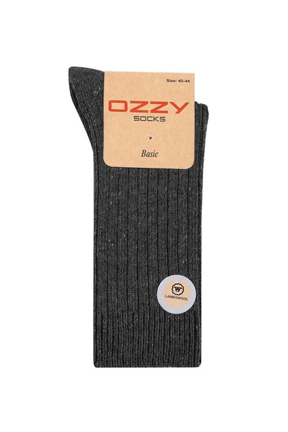 1 Pair Winter Smoked Men's Lambswool Wool Sleeping Socks Soft Touch