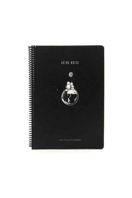 Astro Notes Aşk Spiralli Karton Kapak 80 Yaprak A4 Kareli Defter