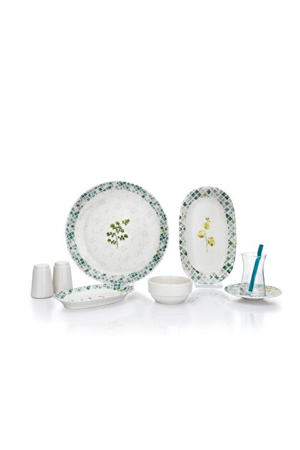 Schafer Charlotte Kahvaltı Takımı-32 Parça-yeşil - Fiyatı, Yorumları