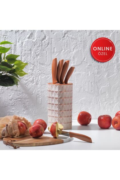 Quick Chef 6 Parca Standlı Bıcak Seti