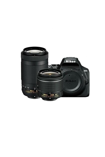Nikon D3500 18-55mm + 70-300mm DOUBLE KİT FOTOĞRAF MAKİNESİ