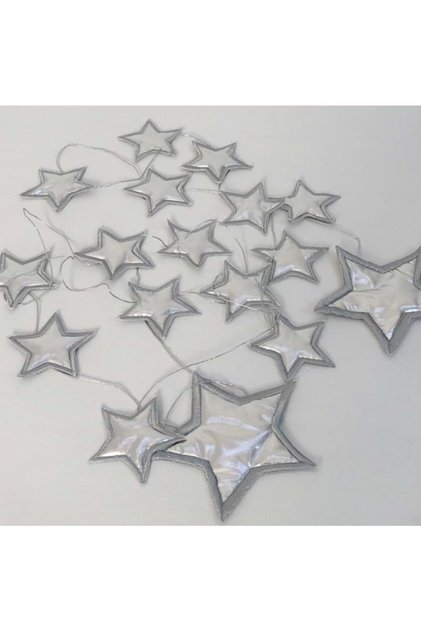 Silver Color Star Mosquito Net Accessory - Wall Ornament