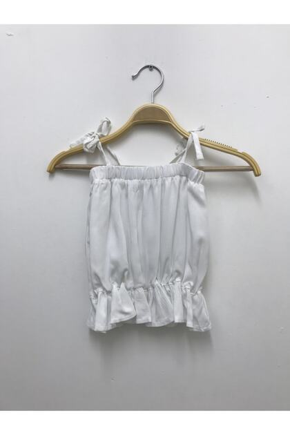 Girl's White Blouse 92900
