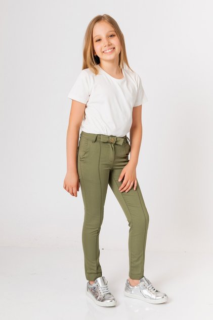 Devojčiceve kaki pantalone