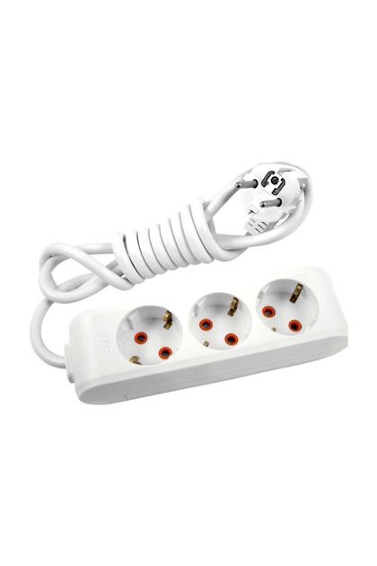 2 Meter Triple Socket