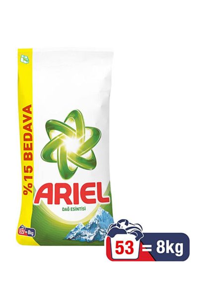 Ariel Toz Çamaşır Deterjanı Parlak Renkler 8 kg - 1