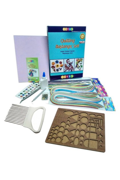 Seti Quilling Başlangıç Seti - Set No:3 - Kağıt Telkari Sanatı