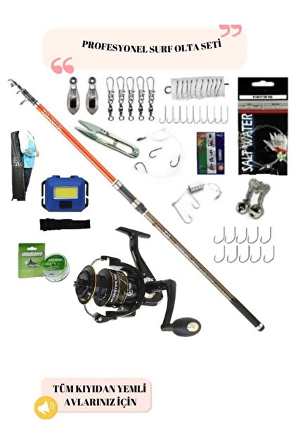 Remixon Monster 7000 Daiwa Shore Cast 420cm 200gr Profesyonel Surf