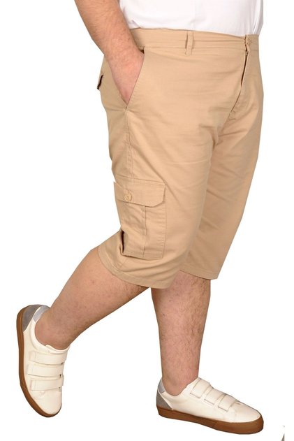 Mode XL Large Size Men's Capri Classic 21401 Beige