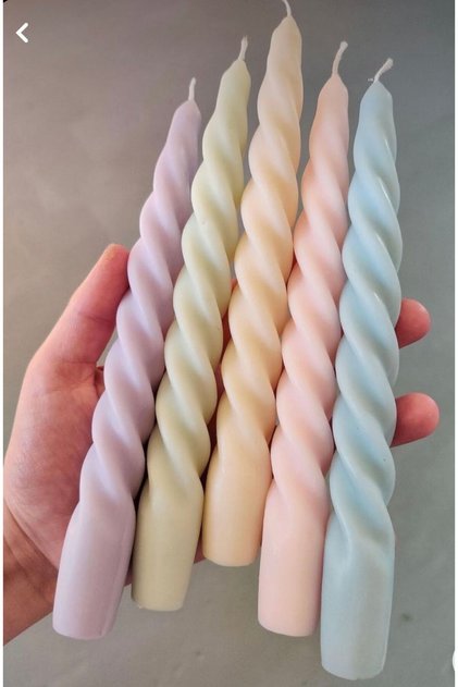 5’li Twist Mum Lila, Yeşil, Mavi, Pembe, Yavruağzı